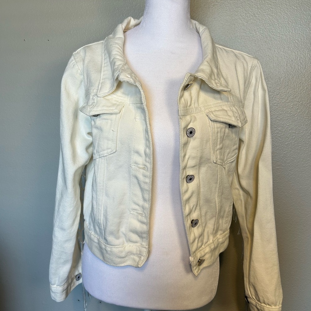Bride Embellished Fringe Denim Jacket - Picture 4 of 8
